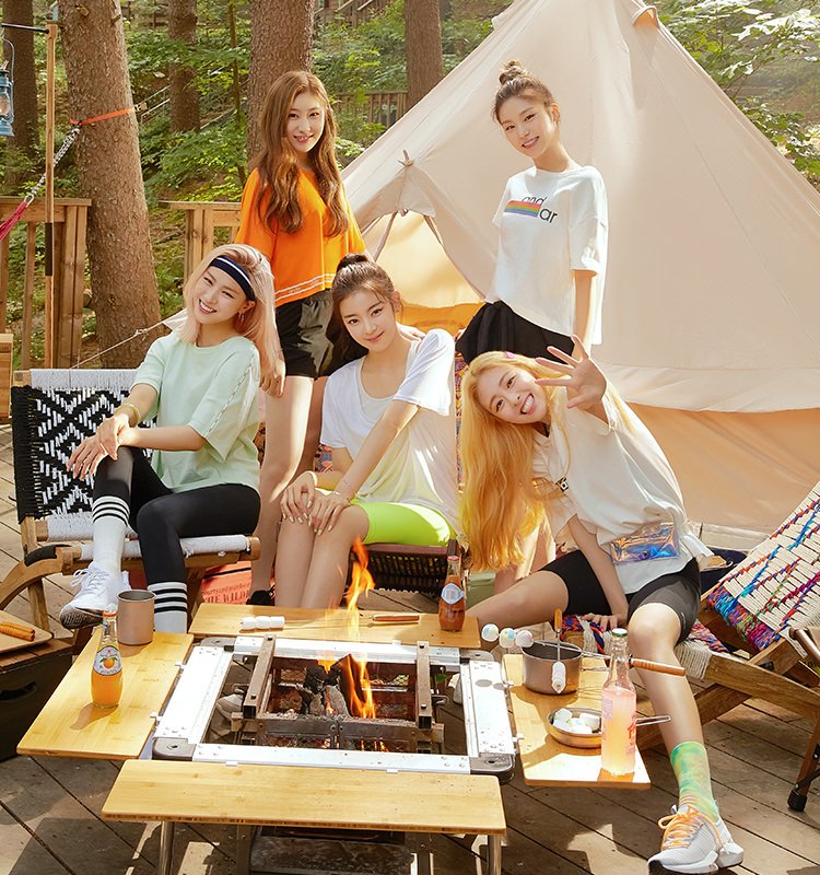 5人の美人アイドルたちで活動を行っている人気K-POPアイドルグループ