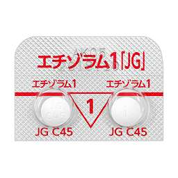 エチゾラム錠1mg「JG」（長生堂製薬）