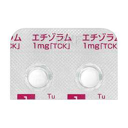 エチゾラム錠1mg「TCK」（辰巳化学）