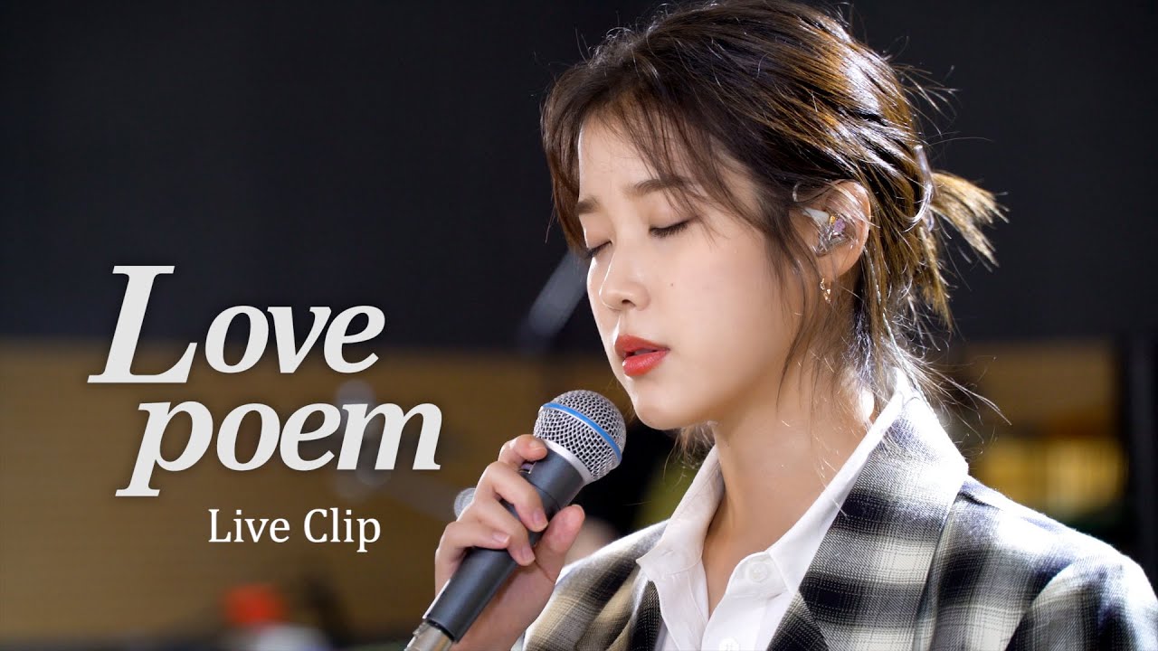 [IU] 'Love poem' Live Clip - YouTube