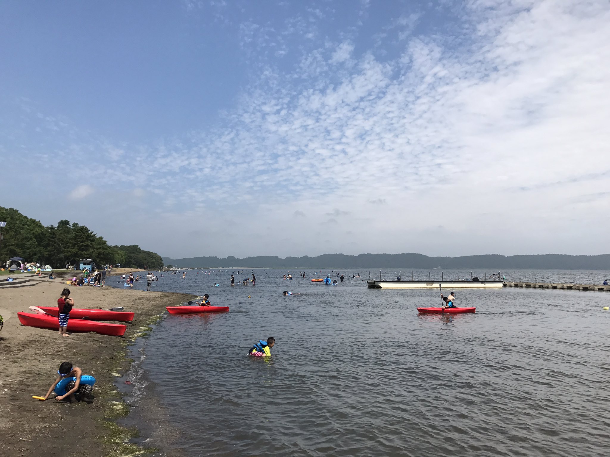 1位：小川原湖公園海水浴場