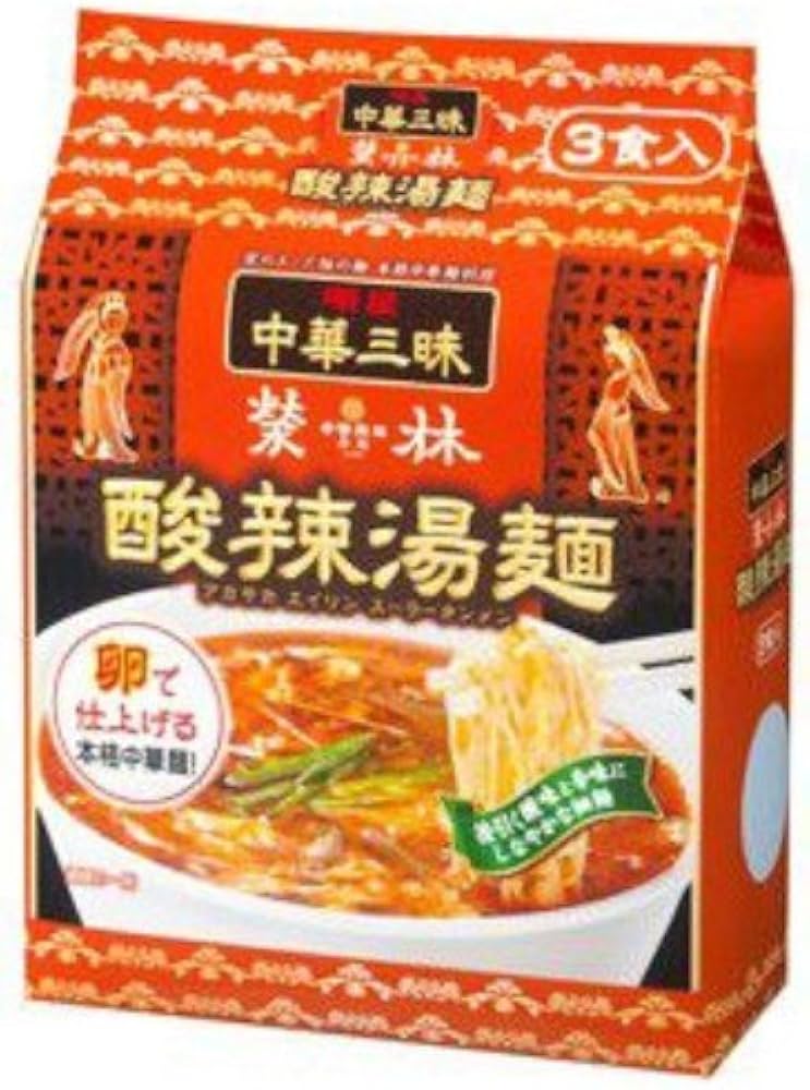 37位：明星 中華三昧 赤坂榮林 酸辣湯麺