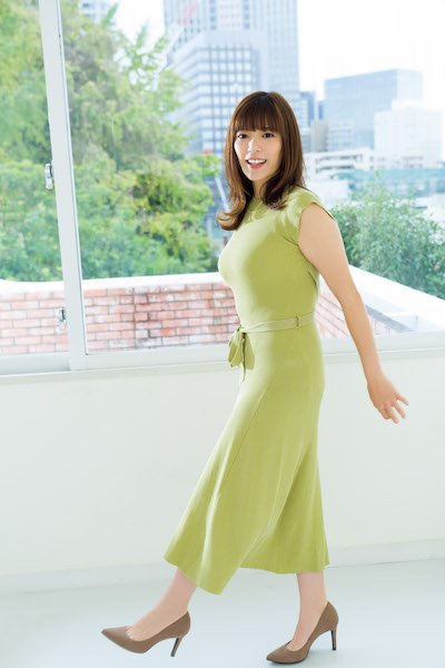 Gカップとも言われている目を見張る巨乳