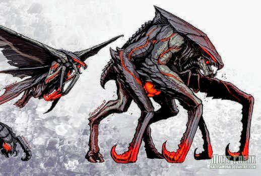 「洋画のエイリアンやSF映画のモンスターのようで怪獣らしさがあまり感じられない」